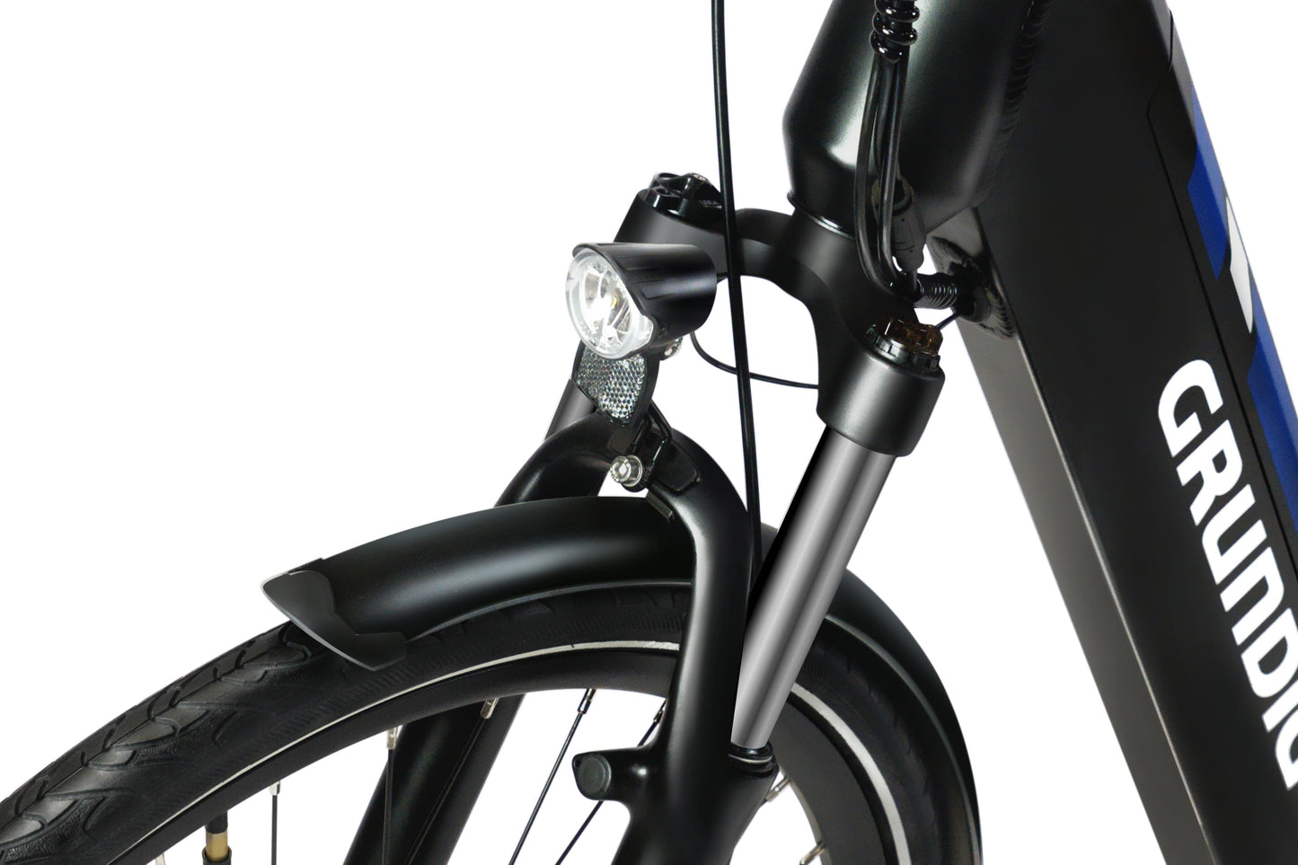 GRUNDIG ECB2800 Urban eBike. front headlight.