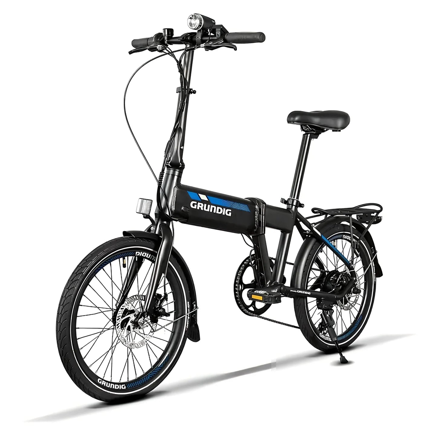 Grundig E20 folding eBike front view