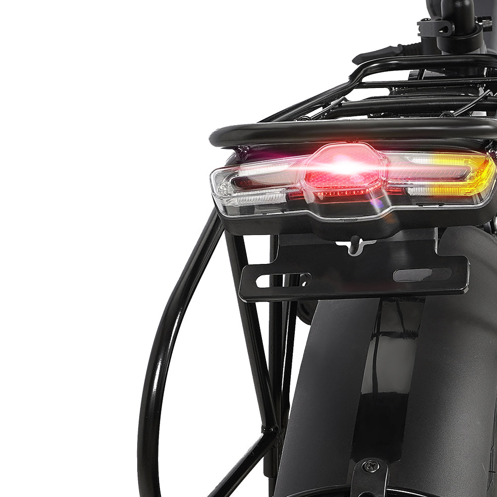 DrVetion Fat Tire ebike. tail light.