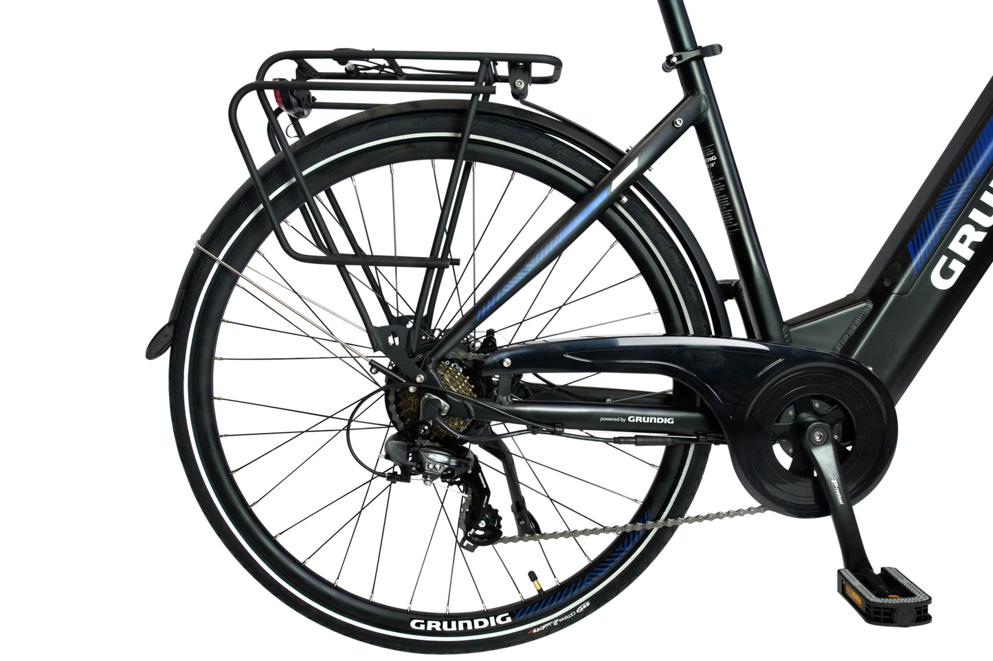 GRUNDIG ECB2800 Urban eBike. rear wheel.