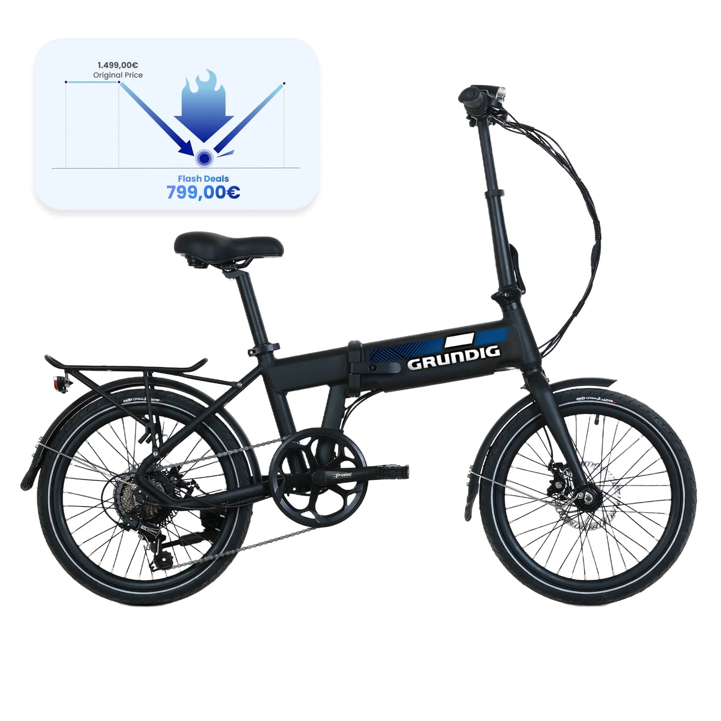 GRUNDIG E20 Folding E-Bike 20''