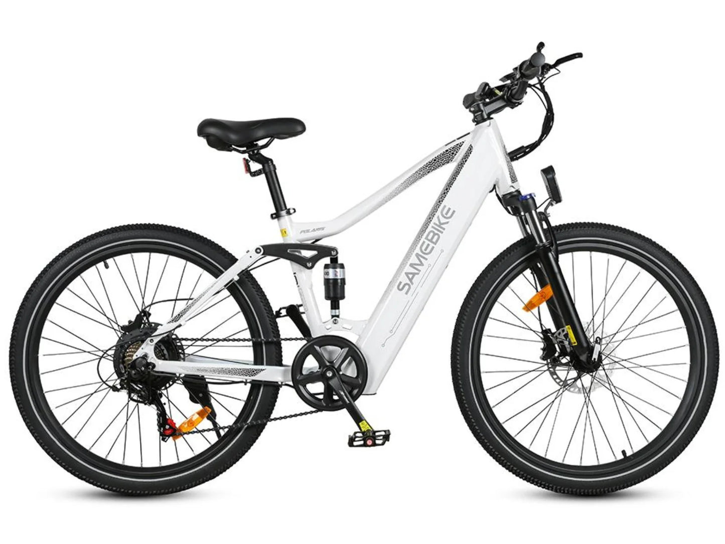 XD26 Hybrid Electric Bike 750W. White color.