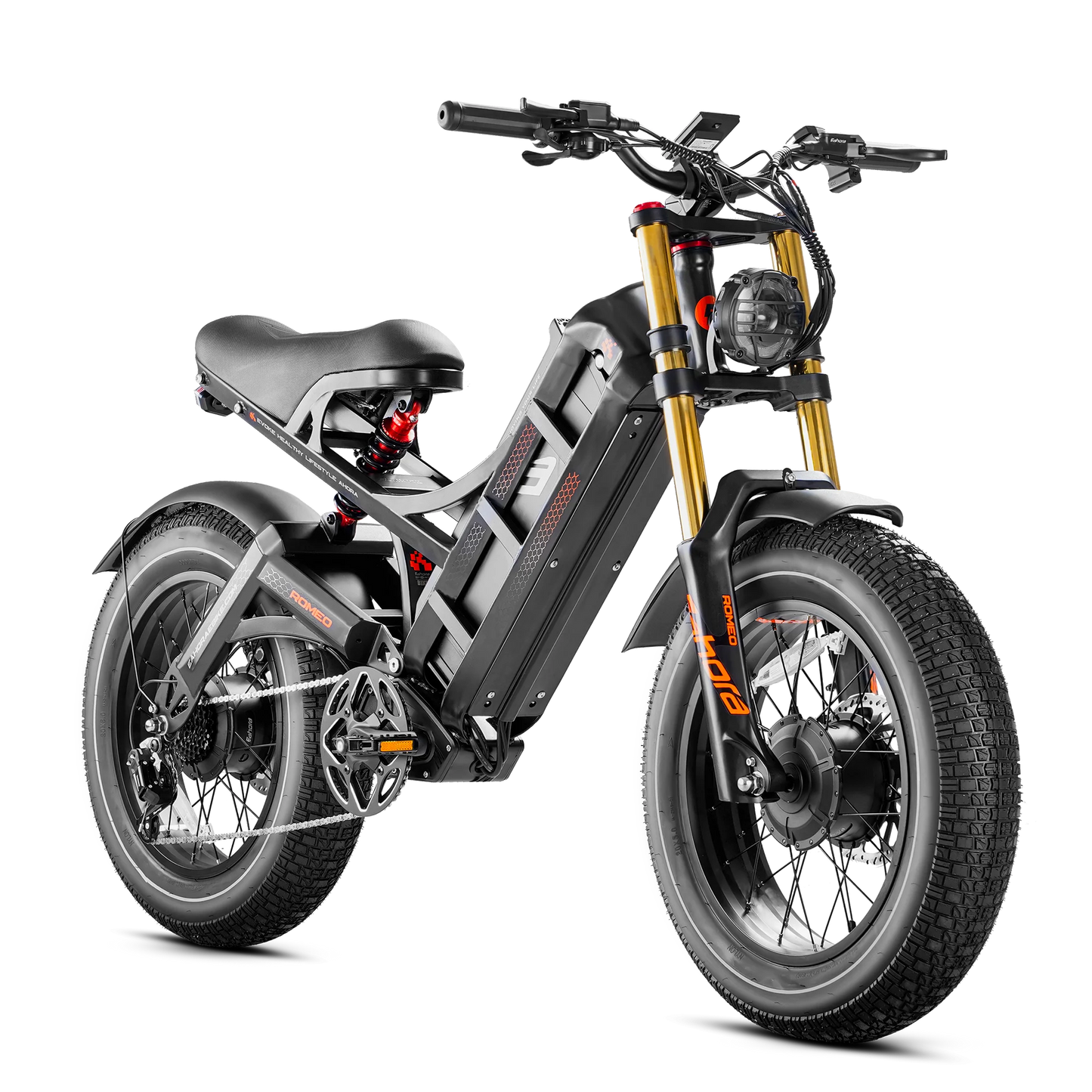 Eahora Romeo II E-Bike 20 zoll reifen 2500W (Dual Motor 2 x 1250W)