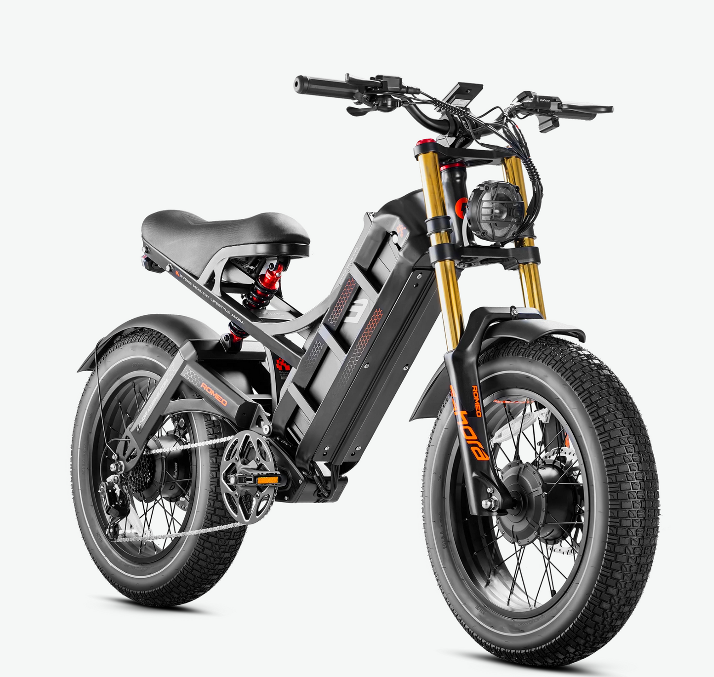 Eahora Romeo II E-Bike 20 zoll reifen 2500W (Dual Motor 2 x 1250W)