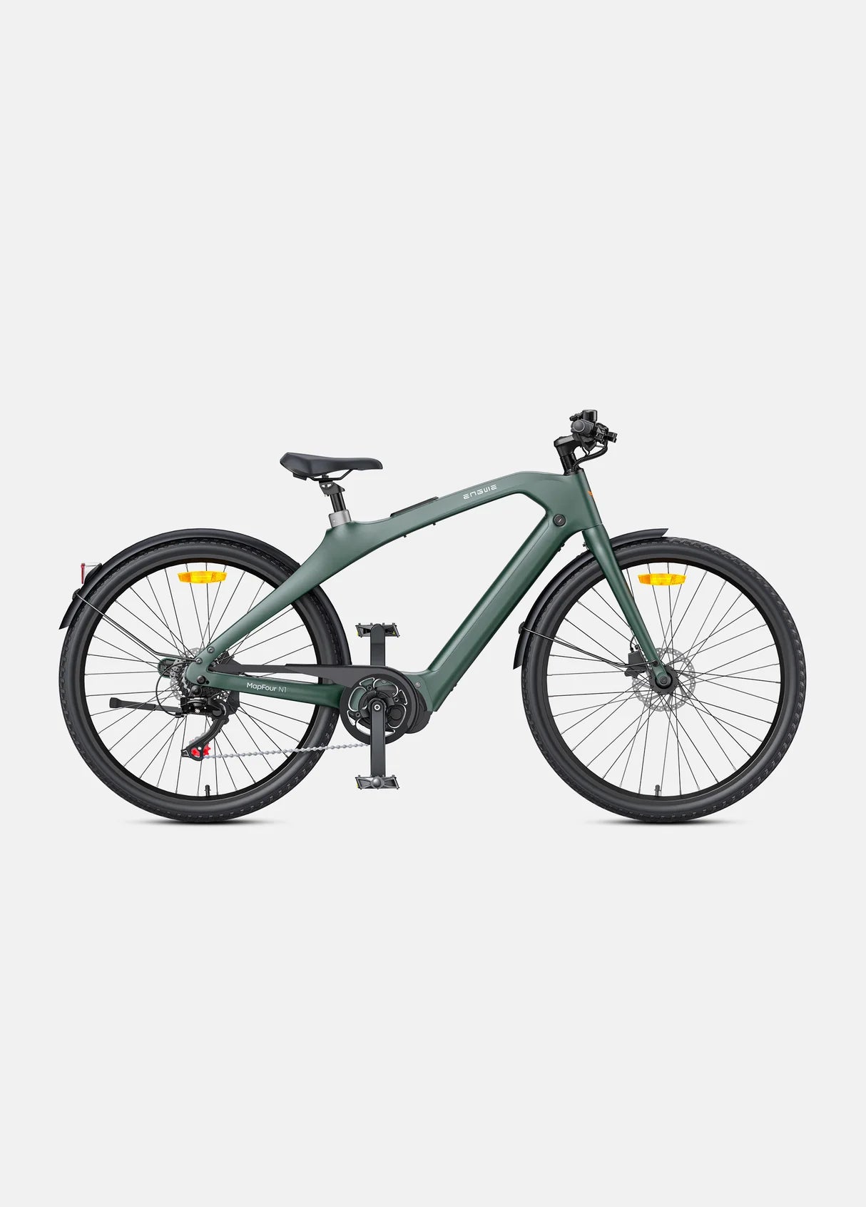 ENGWE N1 PRO 250W Mid-drive Motor, 80Nm Torque Carbon Fiber City E-bike