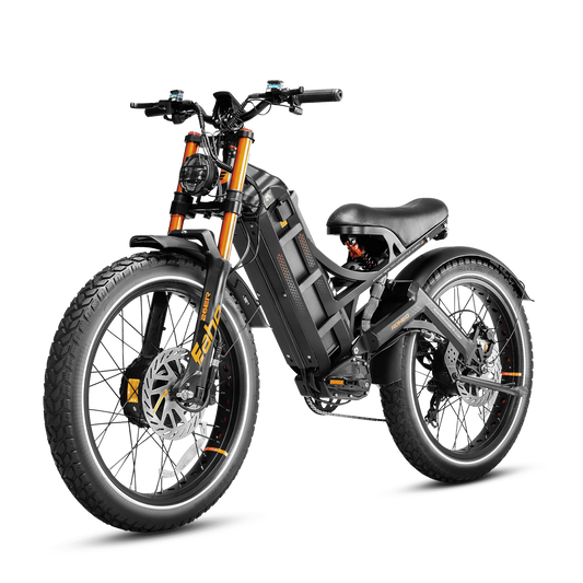 Eahora Romeo Pro II electric bike with 26-inch tires and dual 2000W motors, designed for off-road and all-terrain riding.