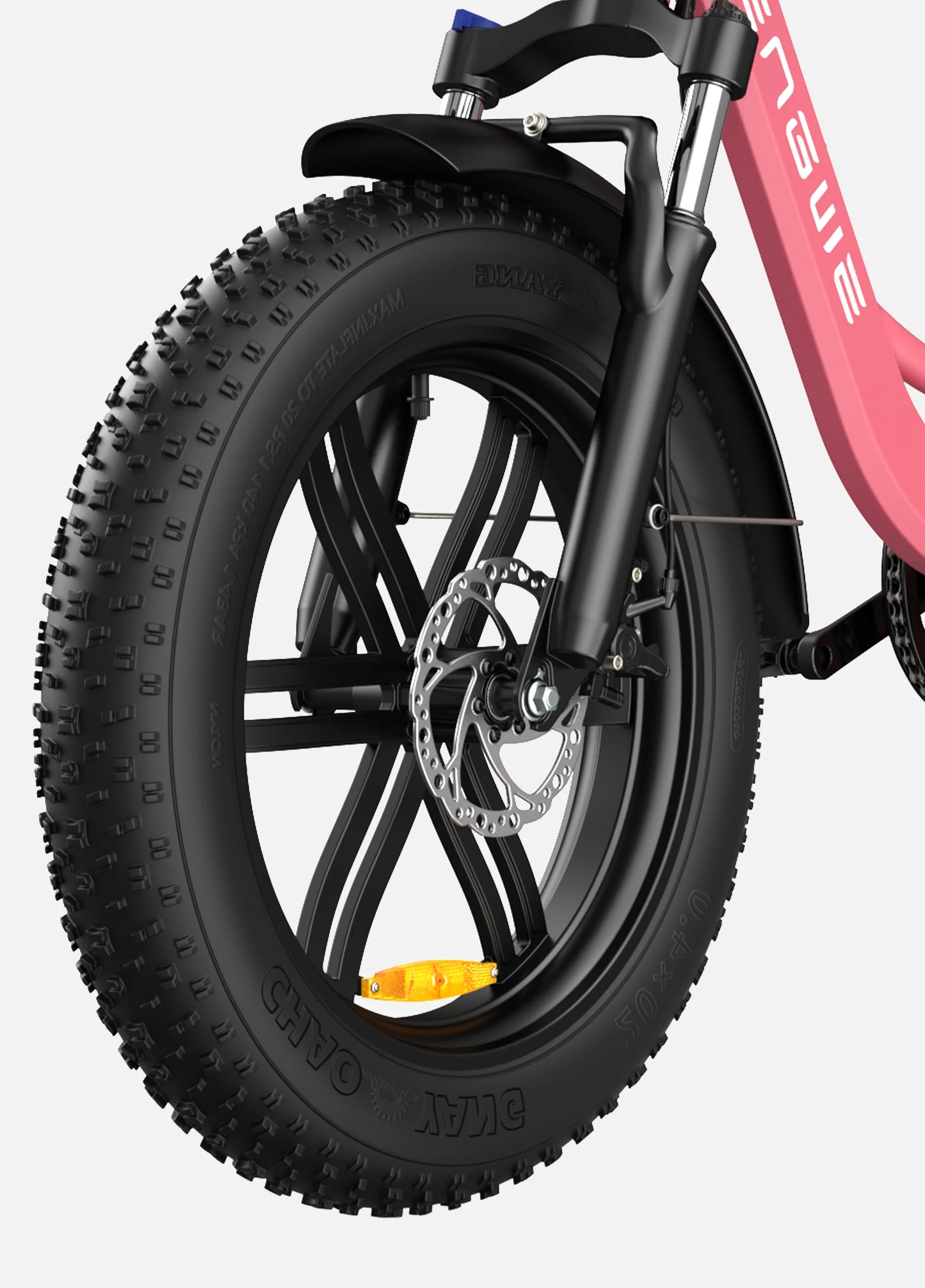 Engwe L20 ebike. front wheel.