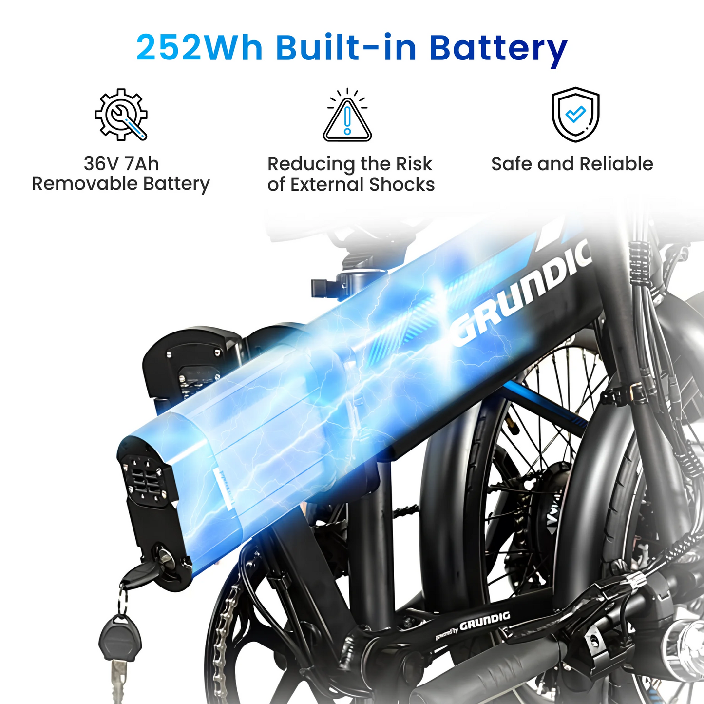 GRUNDIG E20 Folding E-Bike 20''