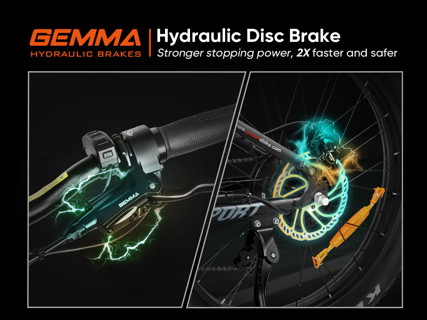 SAMEBIKE RS-A08 Off Road Electric bike. hydraulic brakes