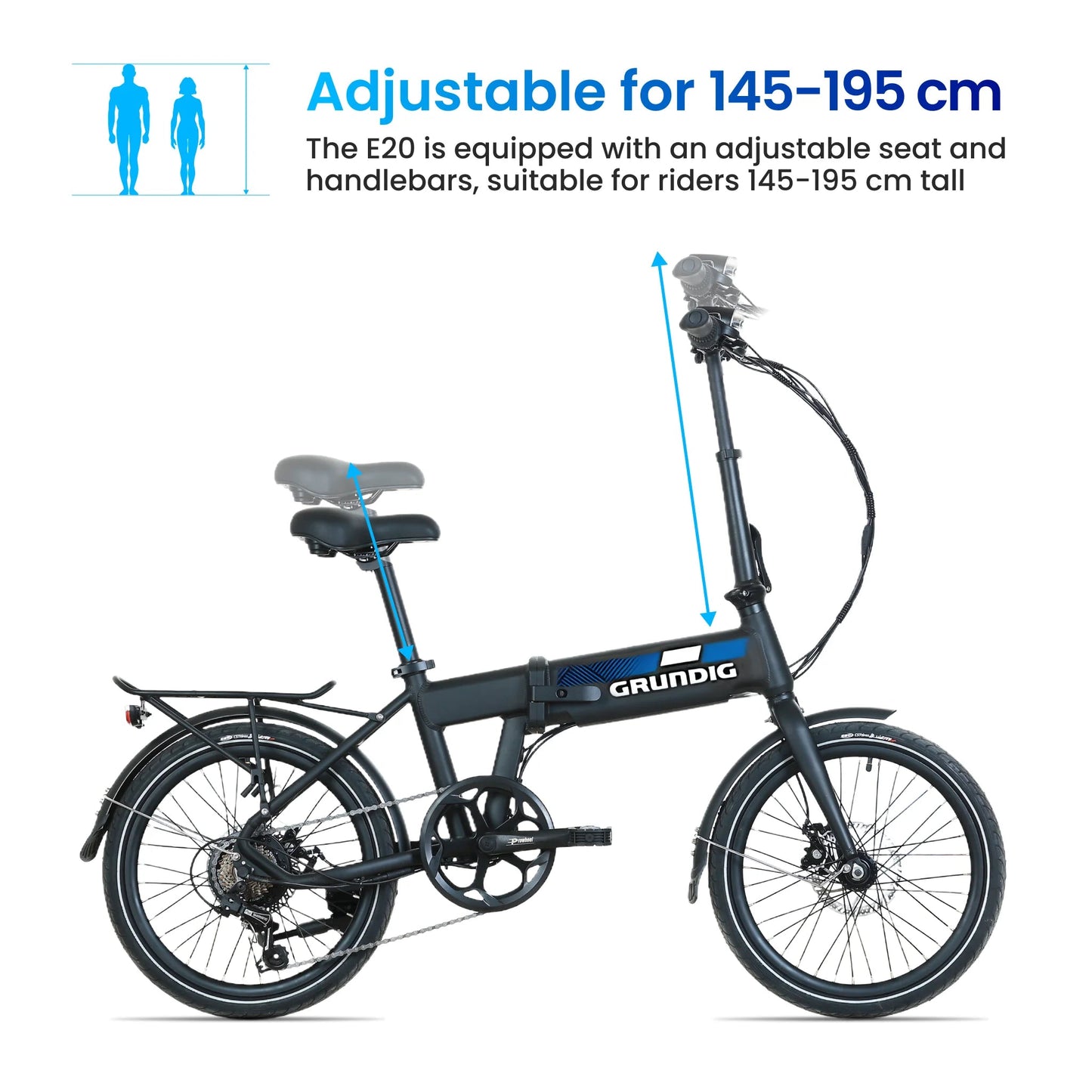 GRUNDIG E20 Folding E-Bike 20''