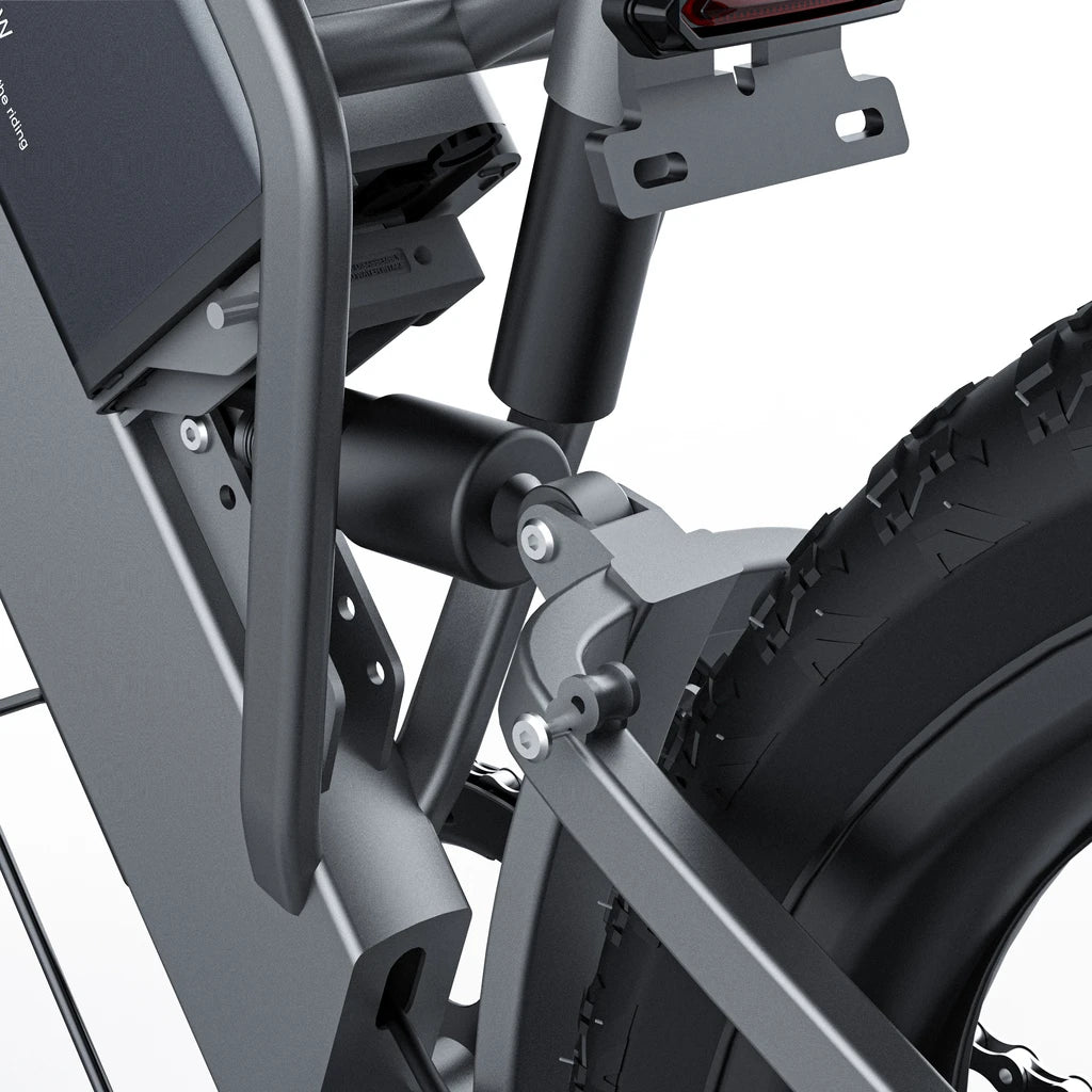 Coswheel T26 mountain ebike. suspension.