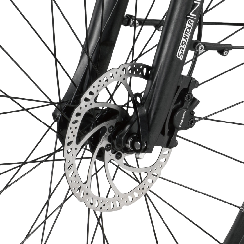 GRUNDIG GCB-1 Urban ebike. black color.front wheel.