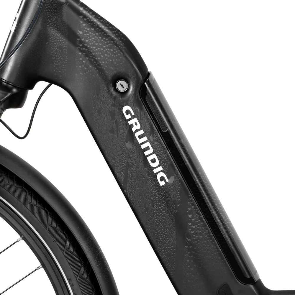 GRUNDIG GCB-1 Urban ebike. black color. frame