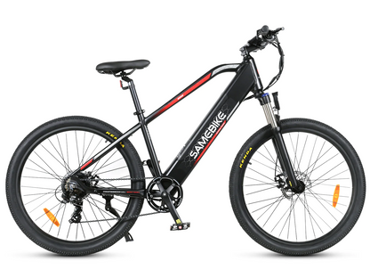 SAMEBIKE MY275 500W Commuter eBike. right side. black color.