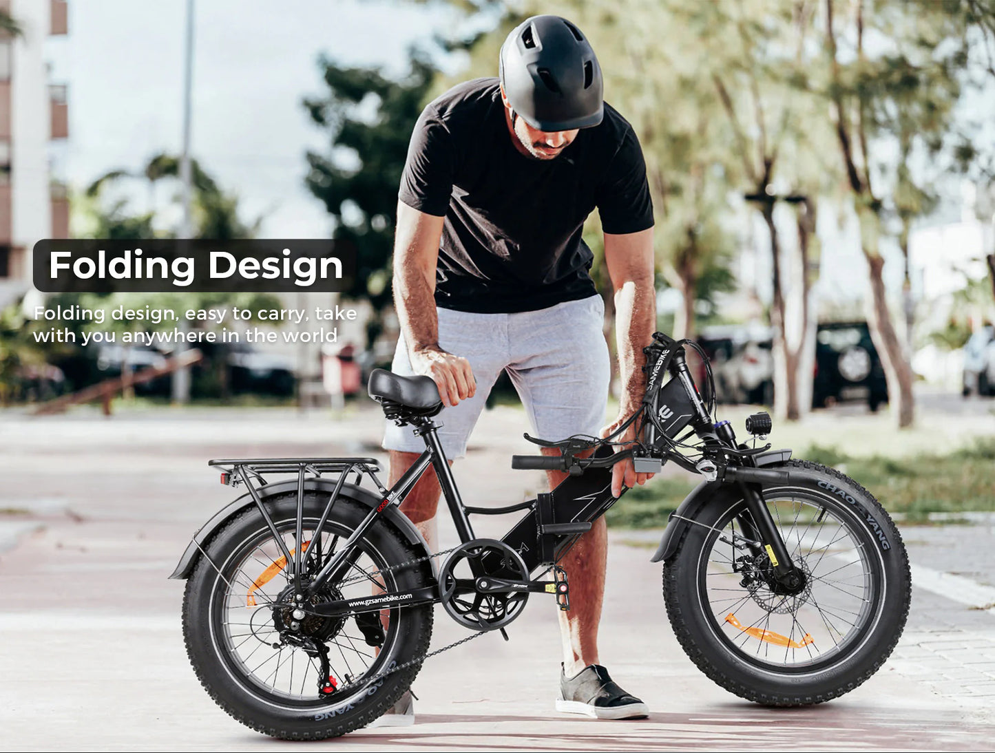 SAMEBIKE LOTDM200-II 750W Folding electric bicycle