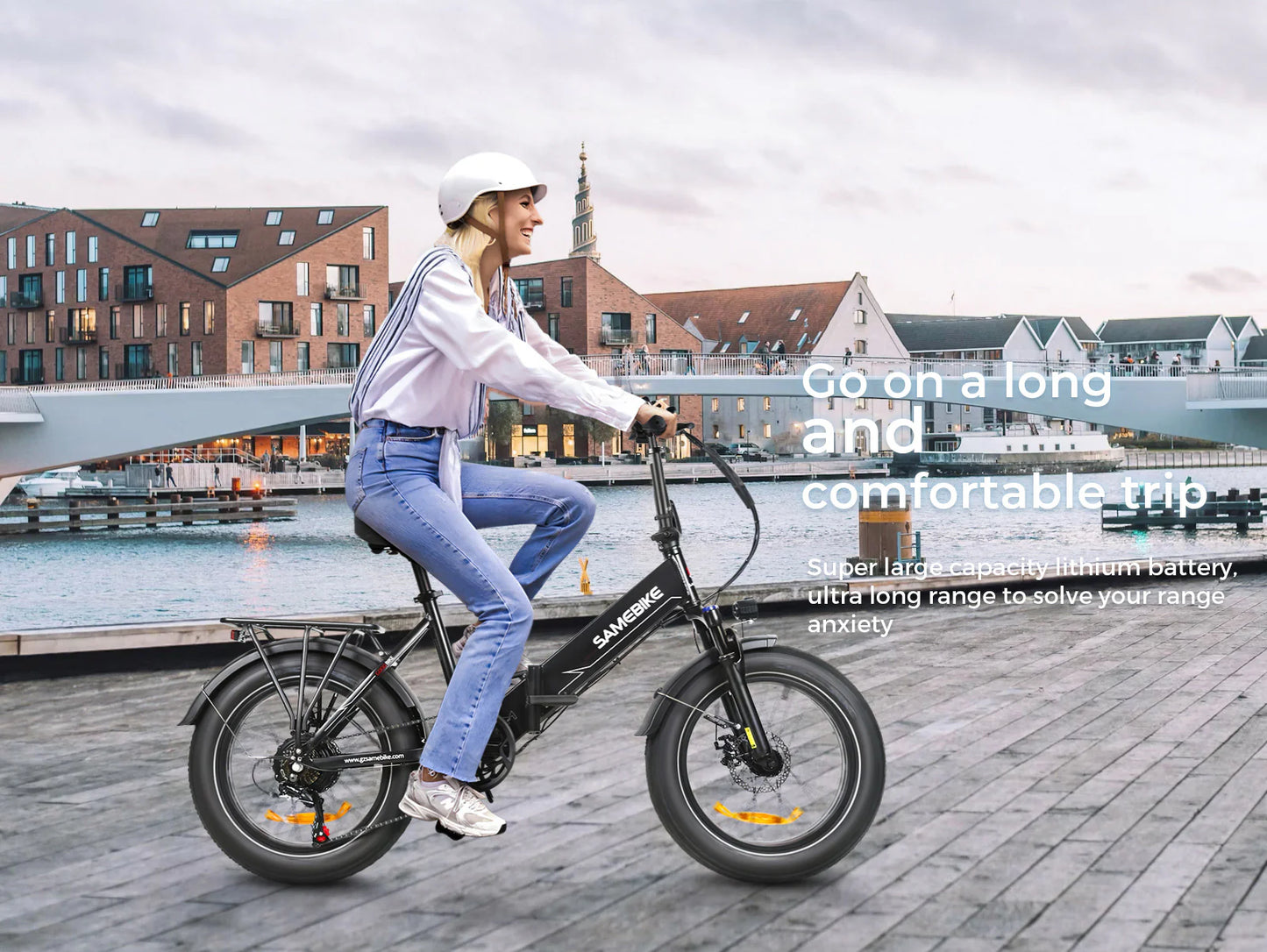 SAMEBIKE LOTDM200-II 750W Folding electric bicycle