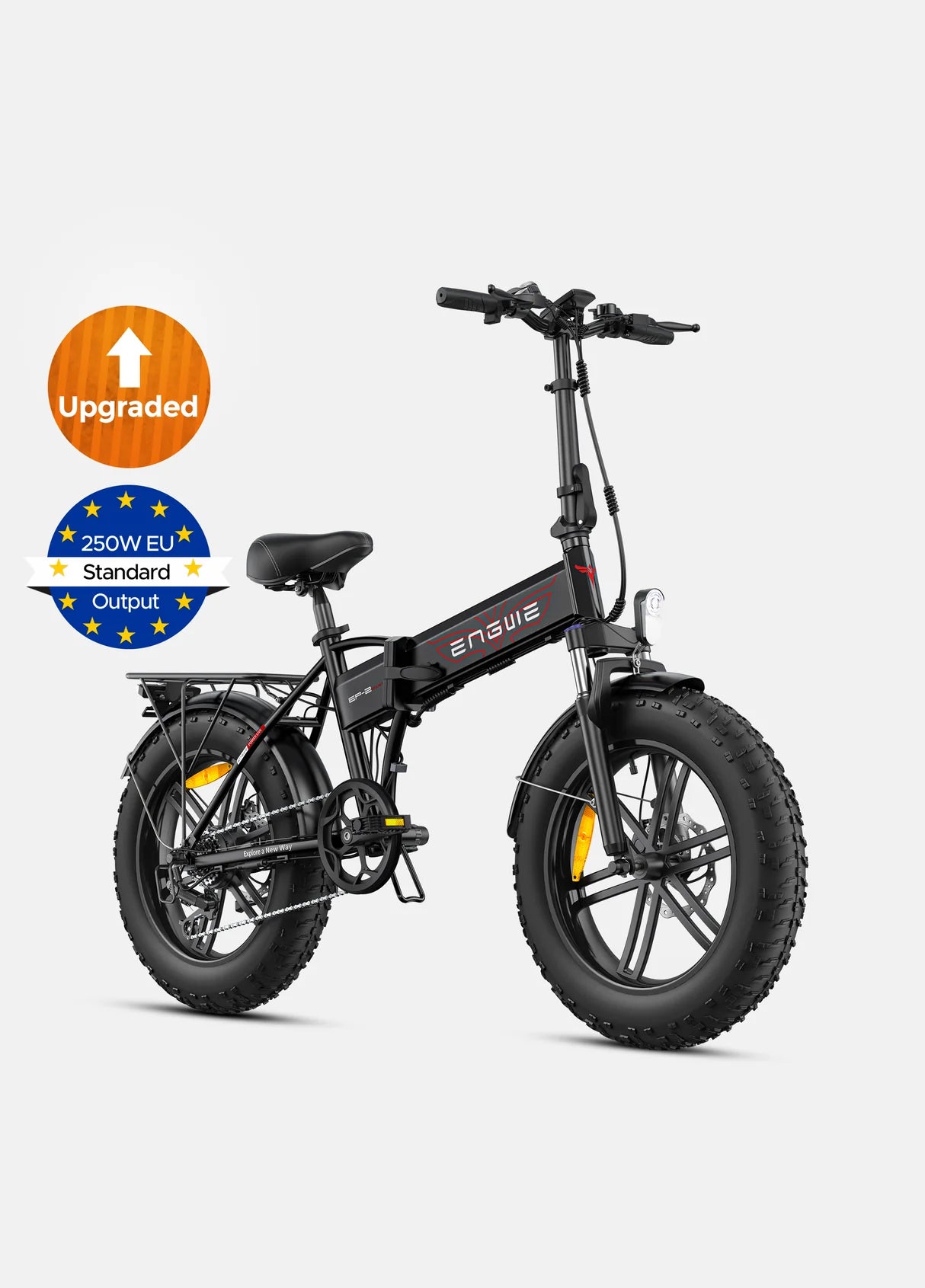 EP-2 Boost EU Legal 250W 120km Boost Power Torque Sensor All-Terrain E-Bike. Black