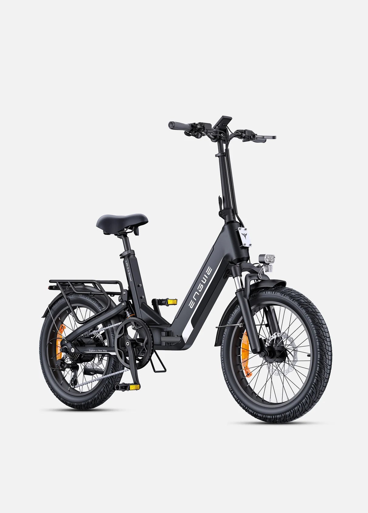 ENGWE L20 3.0 Boost 250W 75Nm Boost Power Full Suspension Compact E-bike Black