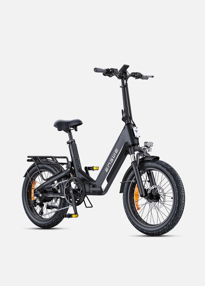 ENGWE L20 3.0 Boost 250W 75Nm Boost Power Full Suspension Compact E-bike Black