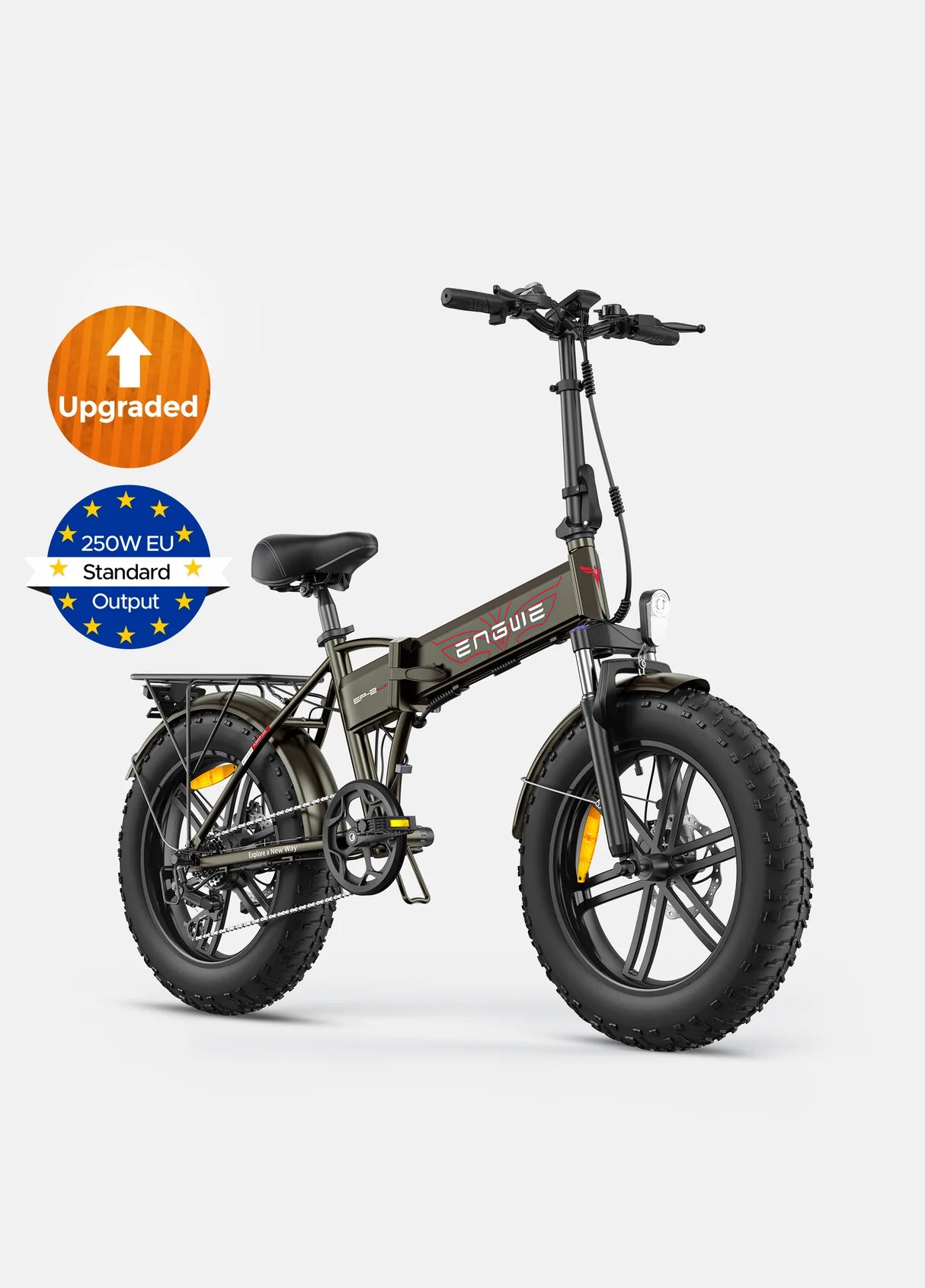 EP-2 Boost EU Legal 250W 120km Boost Power Torque Sensor All-Terrain E-Bike Brown