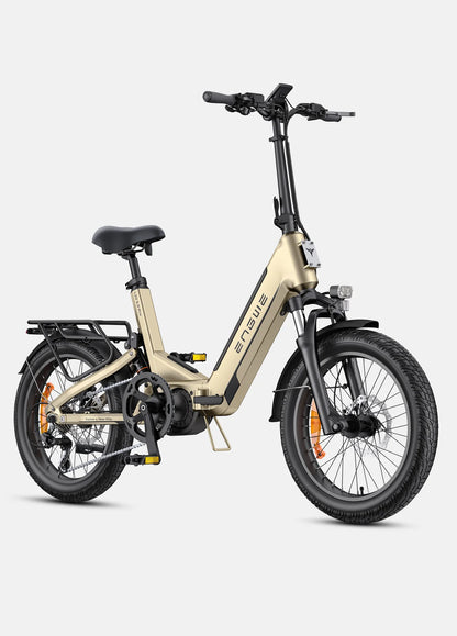 ENGWE L20 3.0 Pro 250W 100Nm Mid-drive Motor Full Suspension Compact E-bike Gold