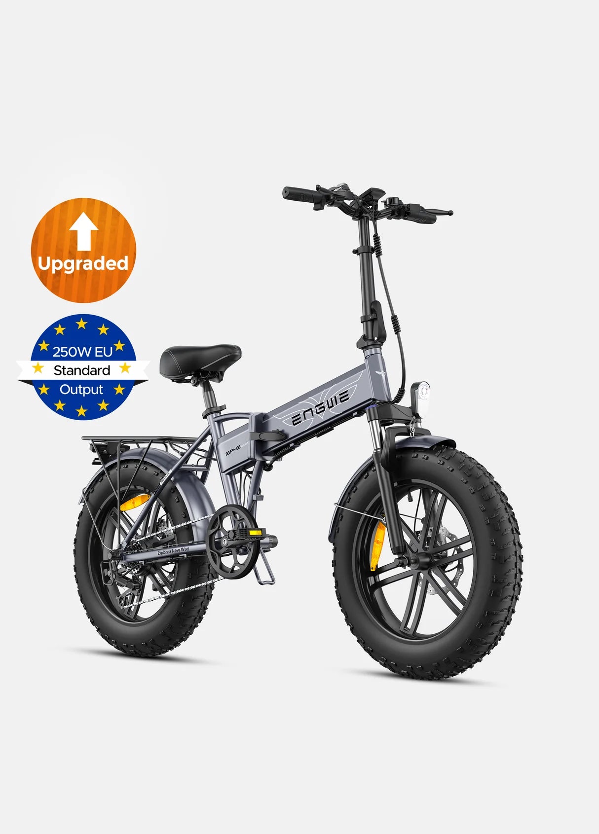 EP-2 Boost EU Legal 250W 120km Boost Power Torque Sensor All-Terrain E-Bike Gray