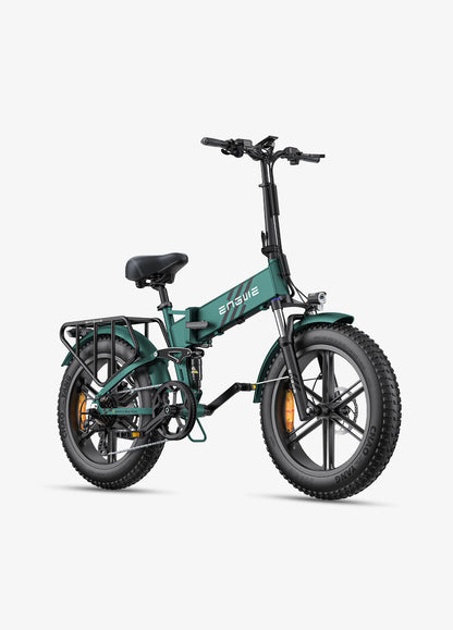 Engwe Engine Pro 2.0 75Nm High Torque Outdoor Adventure Folding E-bike Green
