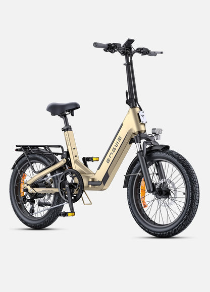 ENGWE L20 3.0 Boost 250W 75Nm Boost Power Full Suspension Compact E-bike Gold