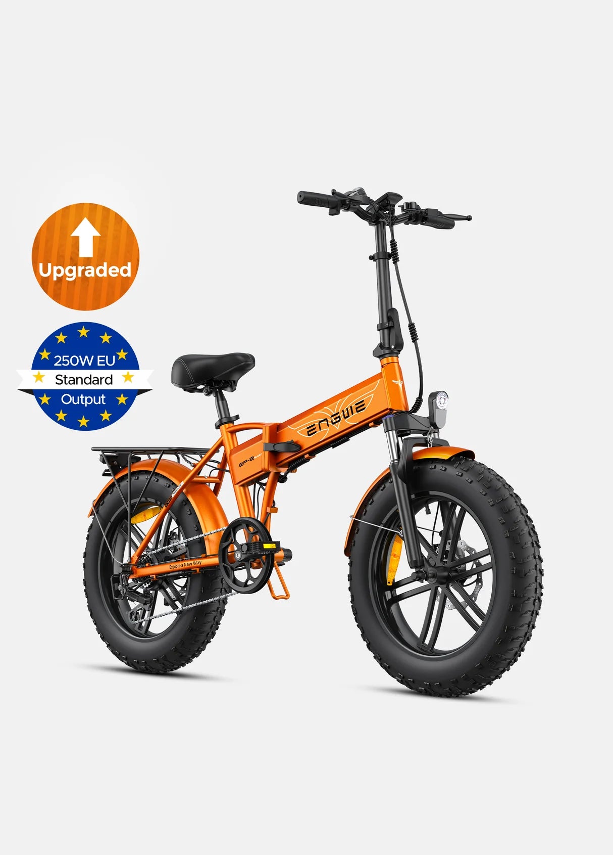 EP-2 Boost EU Legal 250W 120km Boost Power Torque Sensor All-Terrain E-Bike Orange