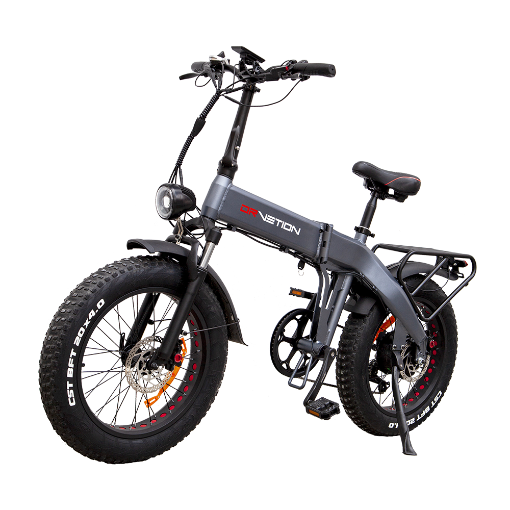 DrVetion BT20 folding ebike. front left side view.