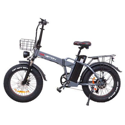 DrVetion AT20 Fat Tire ebike. left side view.