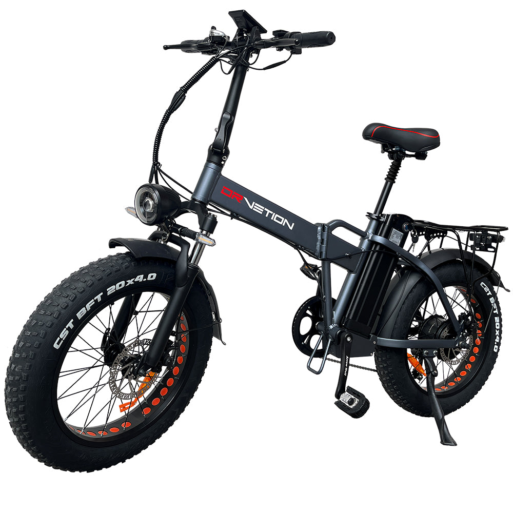 DrVetion AT20 Fat Tire ebike. left side view.
