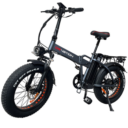 DrVetion AT20 Fat Tire ebike. left side view.