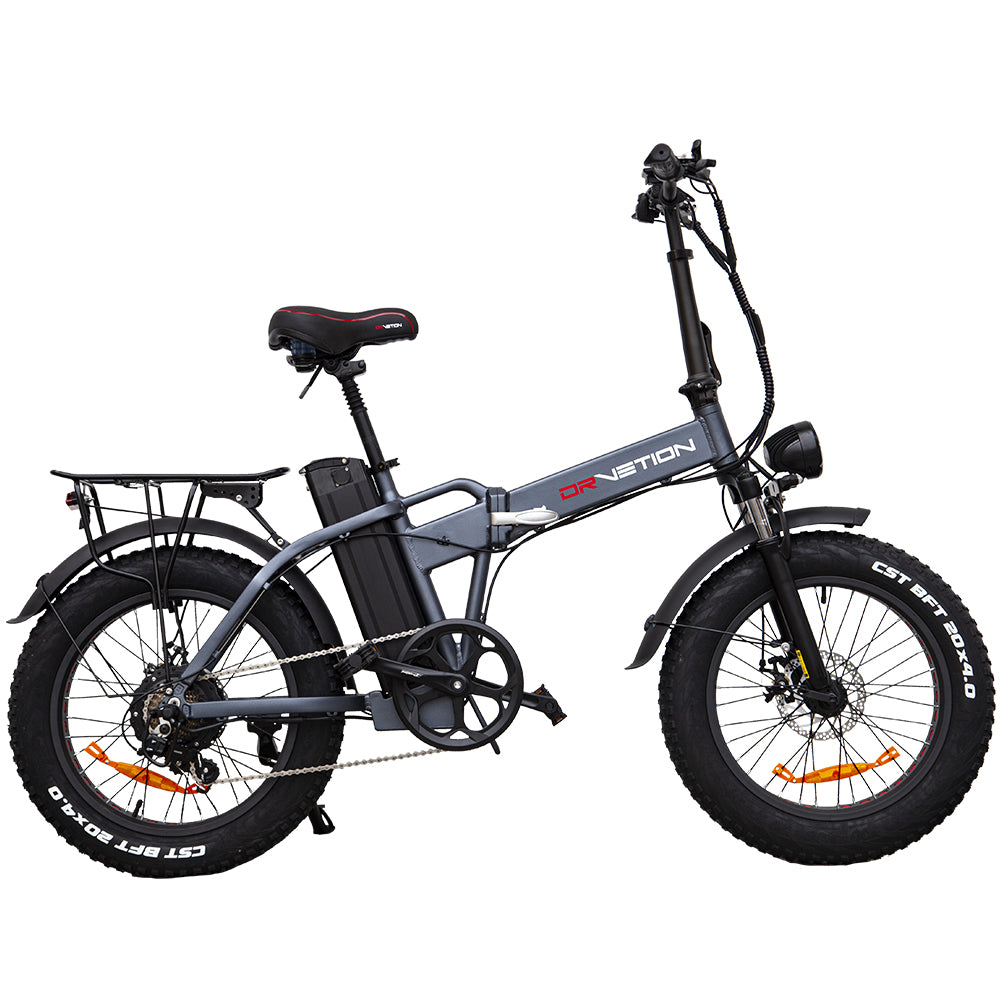 DrVetion AT20 Fat Tire ebike. right side view.