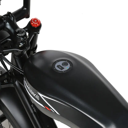 SAMEBIKE M20 1200W Electric Bike 2x18Ah Batteries. battery.