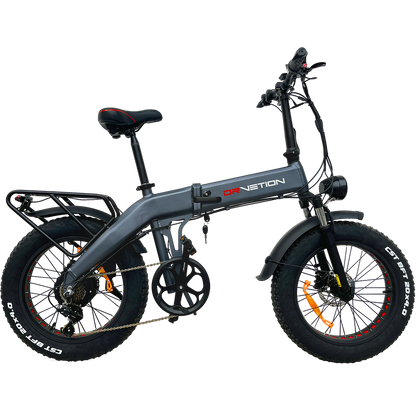 DrVetion BT20 folding ebike. right side view.