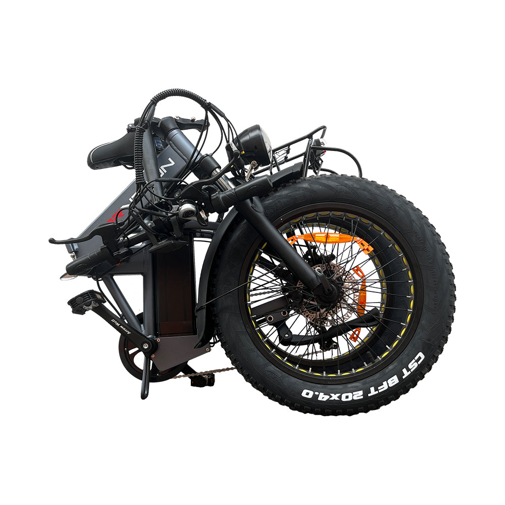 DrVetion Fat Tire ebike. folded view..