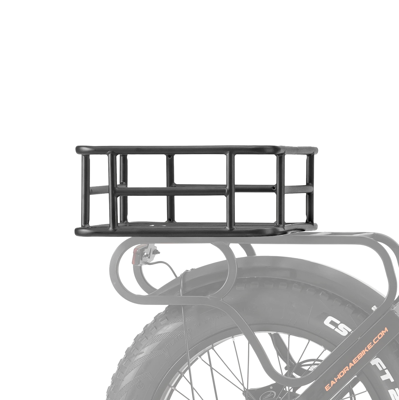 Rear cargo basket installed on Eahora Romeo eBike