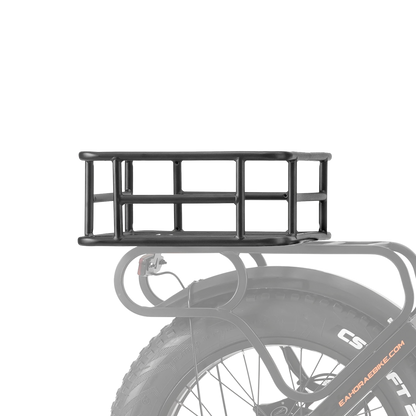 Rear cargo basket installed on Eahora Romeo eBike