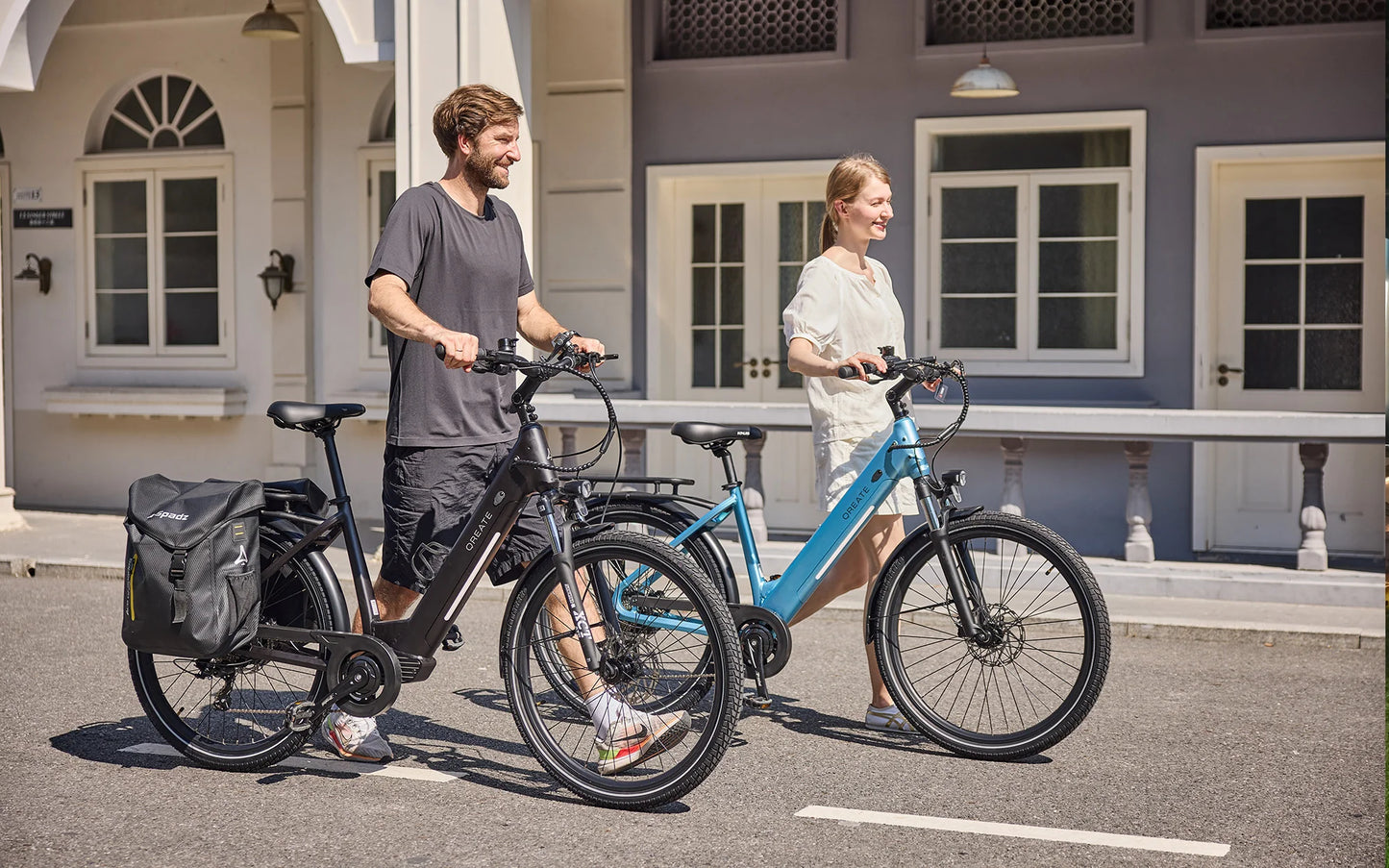 QREATE City Pro E-Bike 27,5 inch tires